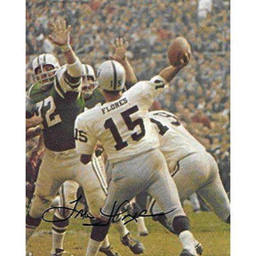 Tom Flores, Oakland Raiders, Signed, Autographed, Football 8X10 Photo, a COA with the Proof Photo of Tom Signing Will Be Included