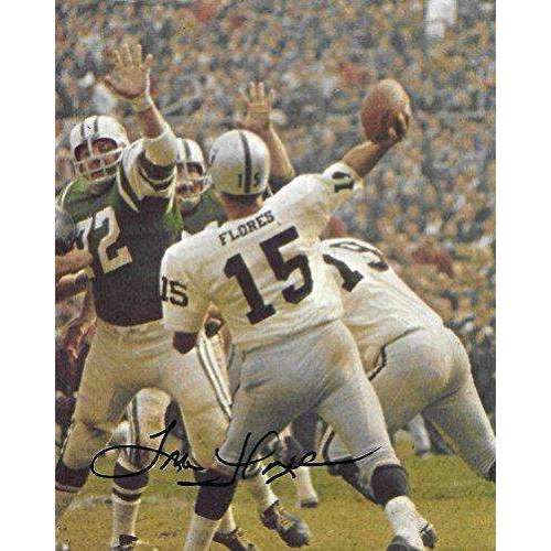 Tom Flores, Oakland Raiders, Signed, Autographed, Football 8X10 Photo, a COA with the Proof Photo of Tom Signing Will Be Included