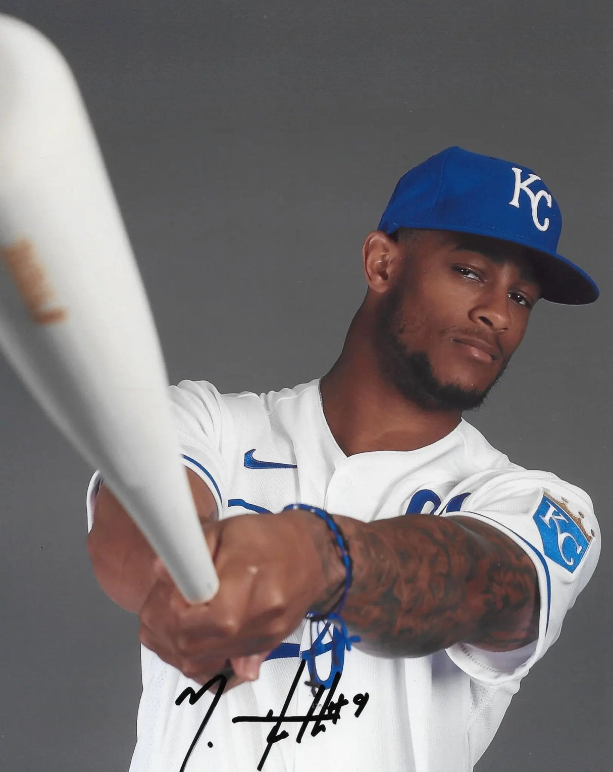 Nick Heath Signed 8x10 Photo Proof COA Kansas City Royals Baseball Autographed