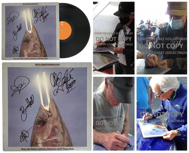 REO Speedwagon Signed You Can Tune a Piano Album COA Proof Autographed Vinyl Record