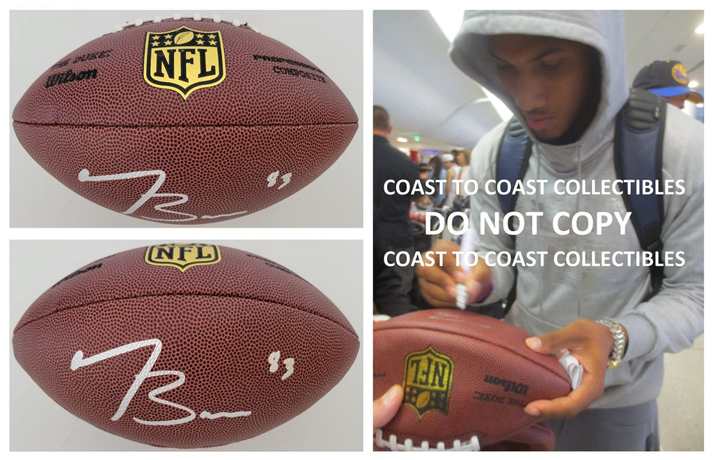 Tyler Boyd Cincinnati Bengals Pitt signed NFL Duke football COA proof autographed