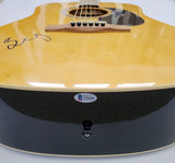 Brad Paisley country music star signed acoustic guitar proof Beckett COA star autograph