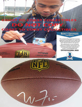 Will Fuller Dolphins Texans Notre Dame signed NFL Duke football proof Beckett COA autograph