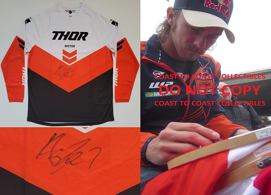 Aaron Plessinger Supercross Motocross signed Thor Jersey COA proof  autographed at 's Sports Collectibles Store