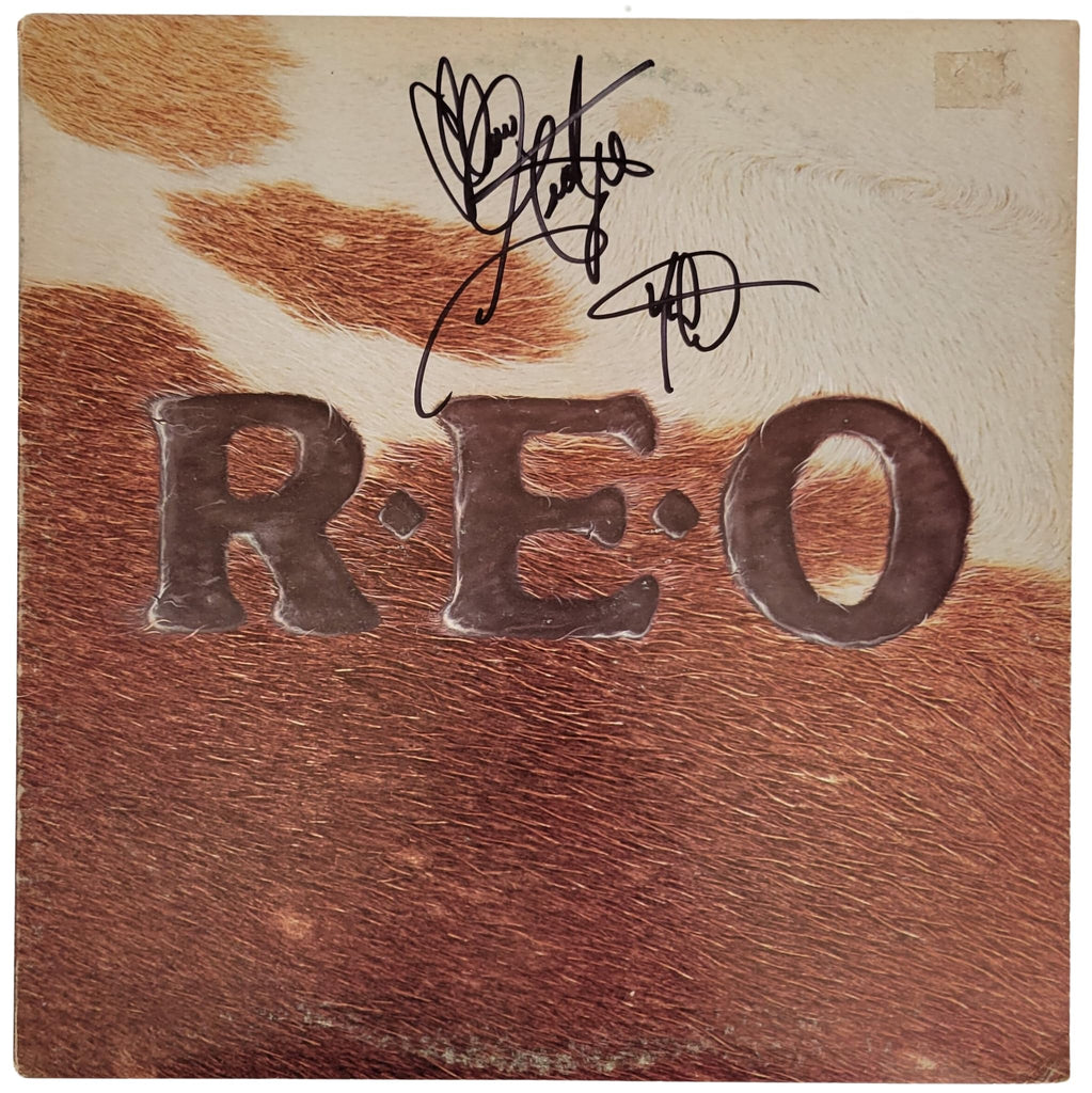 REO Speedwagon Signed R.E.O. Album Proof COA Autographed Vinyl Record
