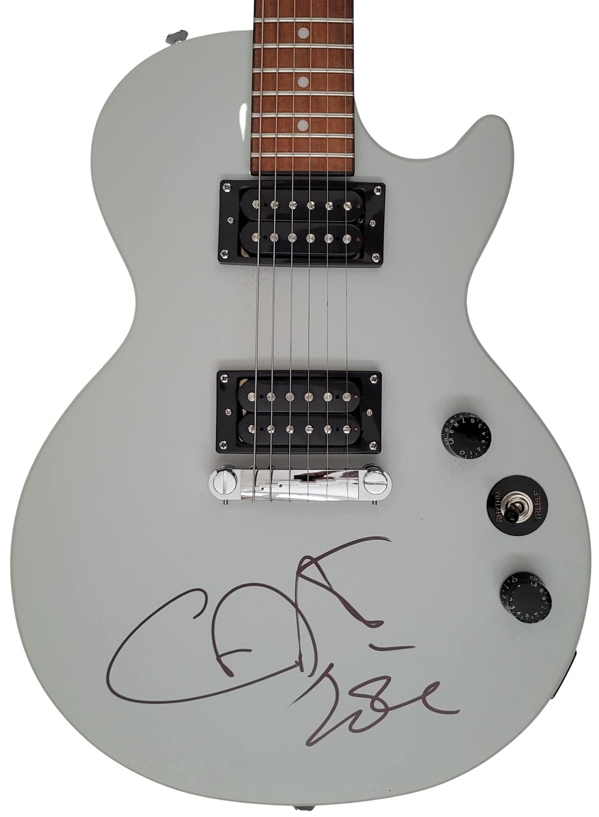 Carlos Santana signed Epiphone Les Paul guitar exact proof COA autographed star Rare.
