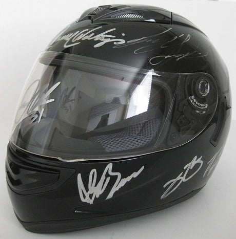 Nascar Drivers signed full size helmet Johnson,Keselowski,Logano + more proof