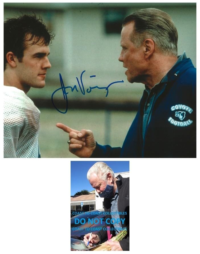 Jon Voight Signed Varsity Blues Bud Kilmer Coyotes 8x10 photo proof COA STAR