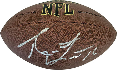 Ryan Leaf Washington State Cougars Chargers signed football proof COA autographed