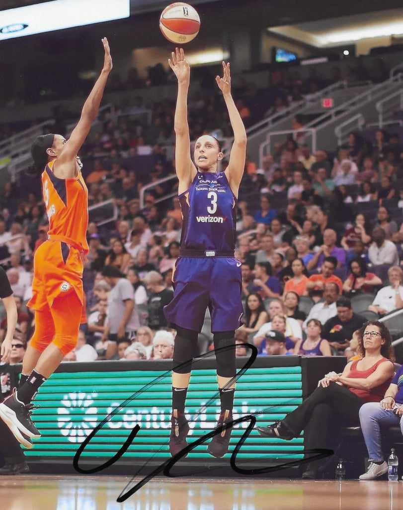 Diana Taurasi signed Phoenix Mercury basketball 8x10 photo COA proof autographed..