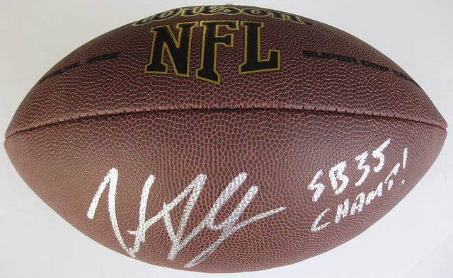 Trent Dilfer Baltimore Ravens Fresno State signed autographed NFL football proof Beckett COA