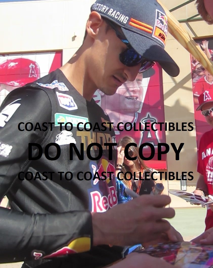 Marvin Musquin, Supercross, Motocross, Freestyle Motocross, Signed, Autographed, 8X10 Photo, a COA with the Proof Photo of Marvin Signing Will Be Included;