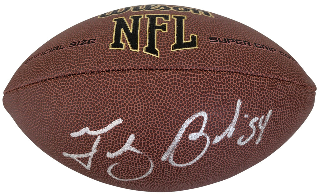 Tedy Bruschi New England Patriots signed NFL football proof COA autographed