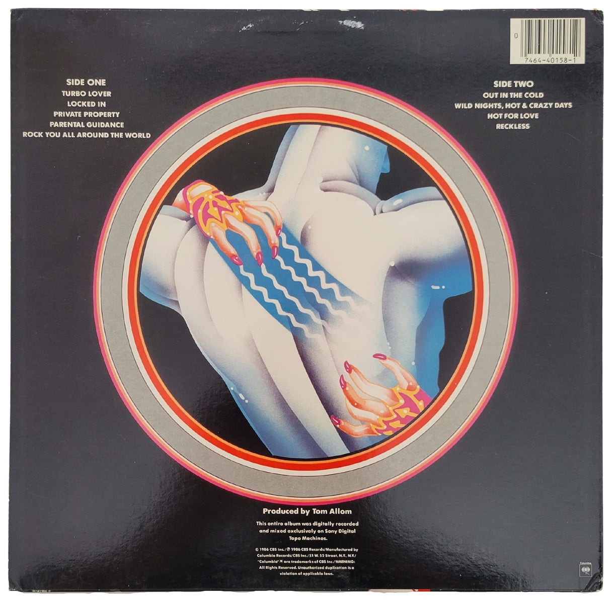 Rob Halford Glenn Tipton Ian Hill KK Downing signed Judas Priest Turbo album COA proof star