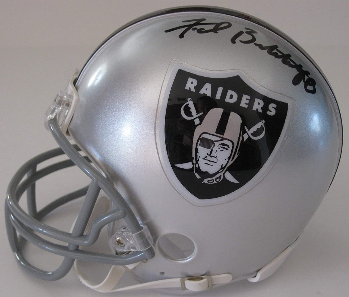 Fred Biletnikoff signed autographed Oakland Raiders mini football helmet proof Beckett COA