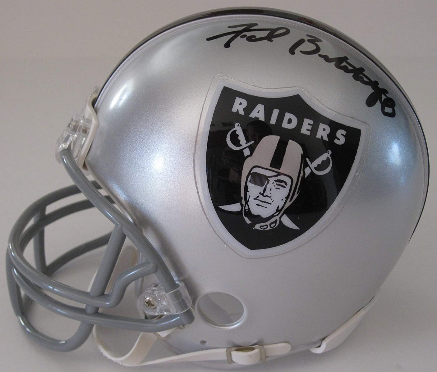 Fred Biletnikoff signed autographed Oakland Raiders mini football helmet proof Beckett COA