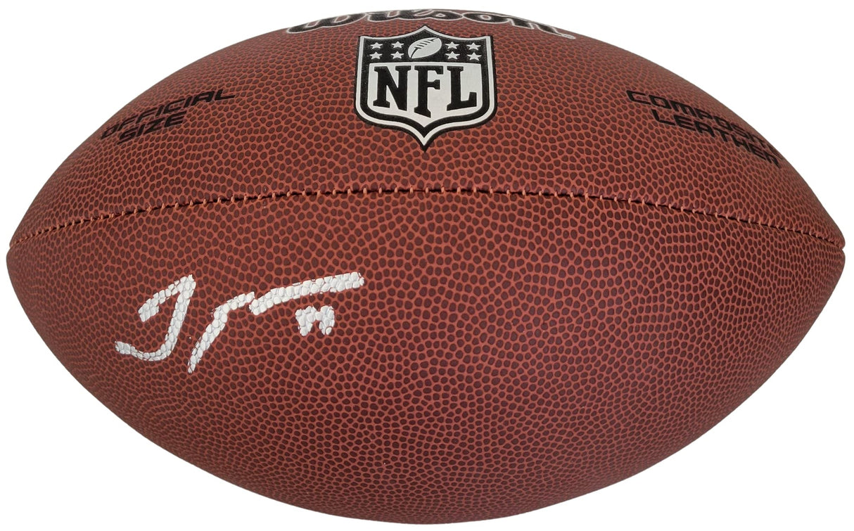 Tremaine Edmunds Chicago Bears Buffalo Bills signed football COA proof autograph