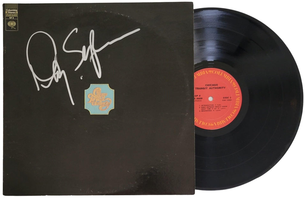 Danny Seraphine Signed Chicago Transit Authority Album Vinyl Record COA Proof Autographed