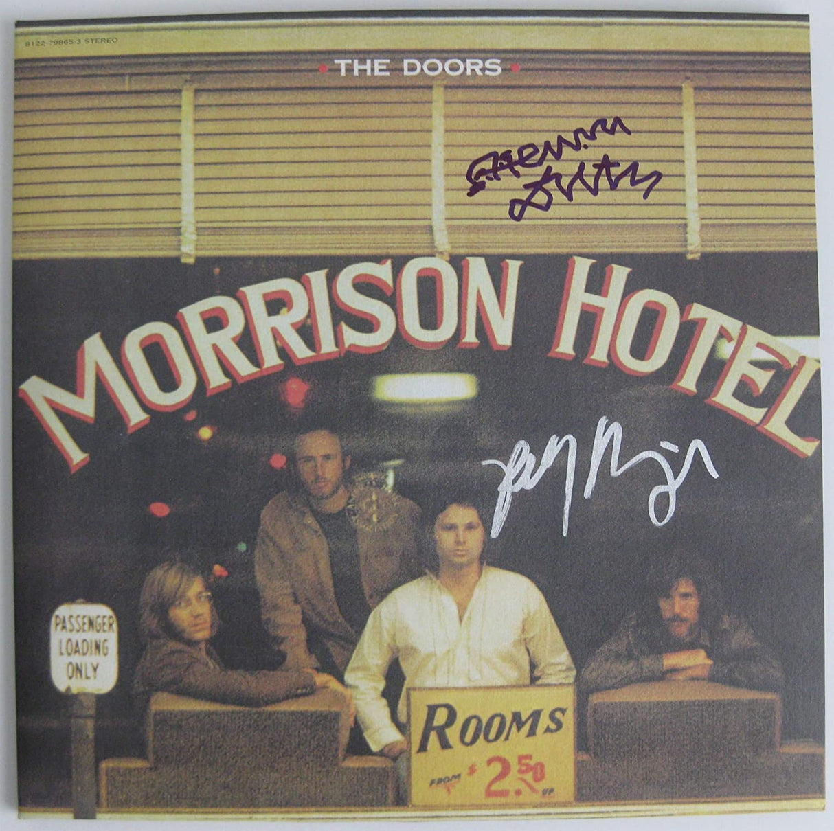 Robby Krieger Henry Diltz signed The Doors Morrison Hotel album, proof Beckett STAR