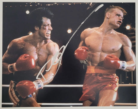 Dolph Lundgren signed Rocky IV Ivan Drago 11x14 photo COA exact Proof autograph STAR