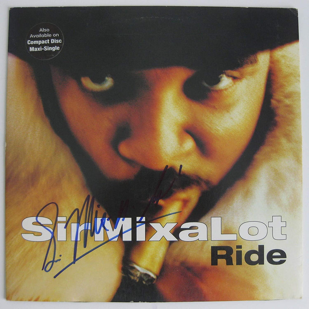 Sir Mix A Lot signed autographed Ride album vinyl record proof Beckett COA STAR