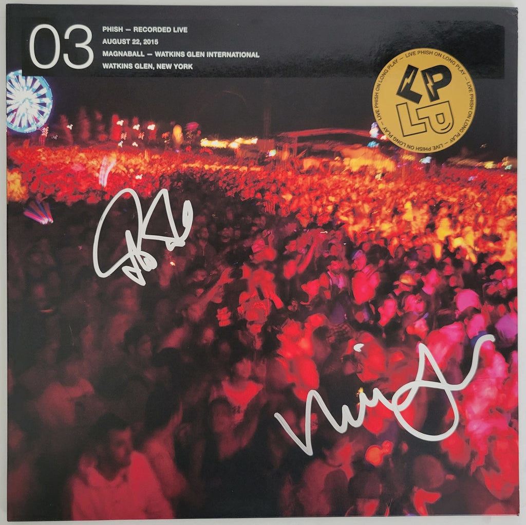 Trey Anastasio Mike Gordon signed Phish 03 Recorded live album vinyl COA proof STAR