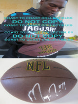 Marqise Lee, Jacksonville Jaguars, Signed, Autographed, NFL Football, a COA with the Proof Photo of Marqise Signing Will Be Included