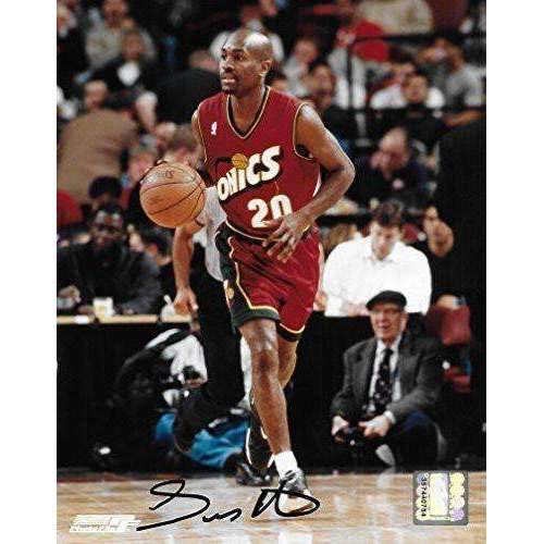 Gary Payton, Seattle SuperSonics, Sonics, Signed, Autographed, Basketball 8X10 Photo, a Coa with the Proof Photo of Gary Signing Will Be Included..
