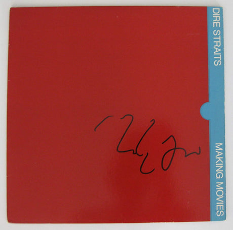 Mark Knopfler signed Dire Straits Making Movies album proof Beckett COA STAR