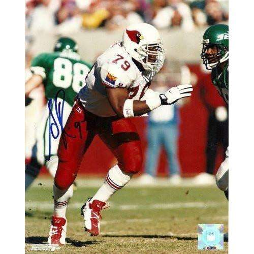 Simeon Rice Arizona Cardinals, Cardinals, Signed, Autographed 8x10 Photo, Coa