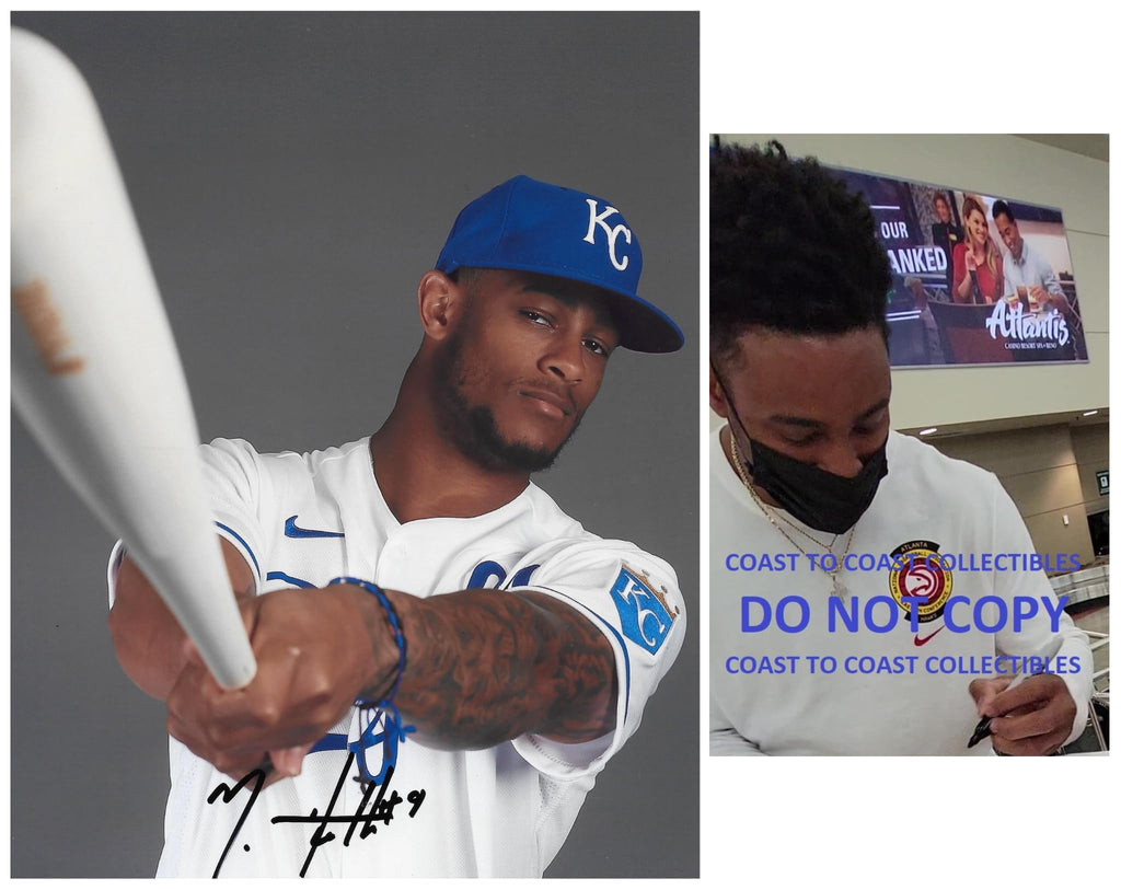 Nick Heath Signed 8x10 Photo Proof COA Kansas City Royals Baseball Autographed