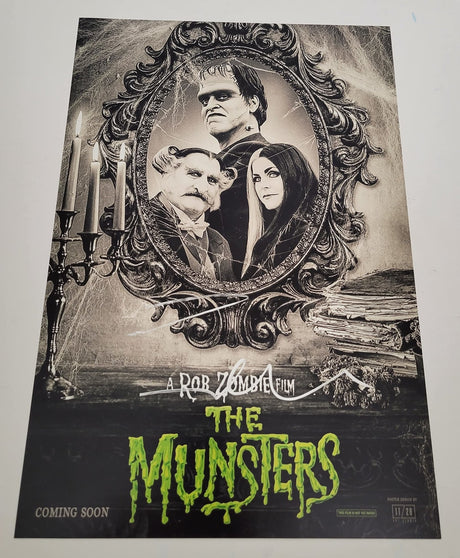 Rob Zombie signed The Munsters 12x18 movie poster photo Proof star autographed