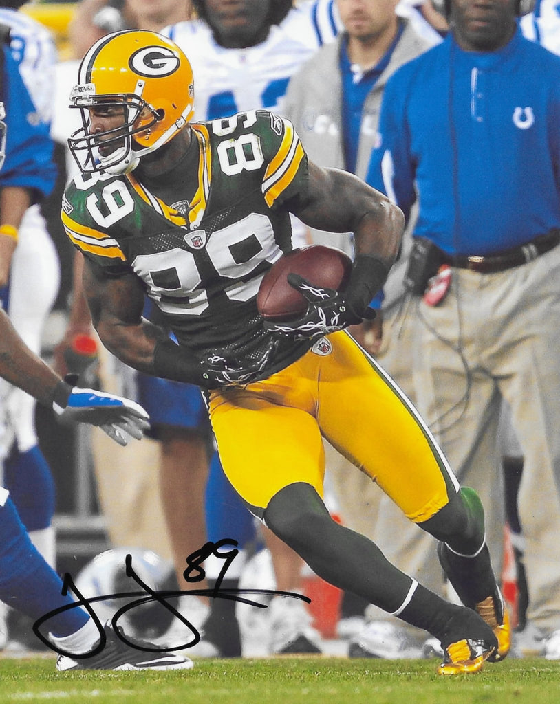 James Jones Signed 8x10 Photo COA Proof Green Bay Packers Football Autographed..