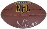 Simeon Rice Tampa Bay Bucs Cardinals signed NFL football proof COA autographed