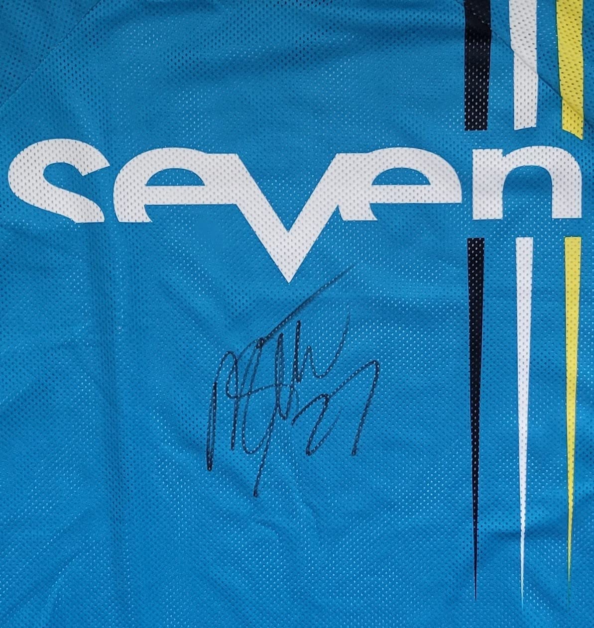 Malcolm Stewart Supercross Motocross signed Seven Jersey proof COA autographed.