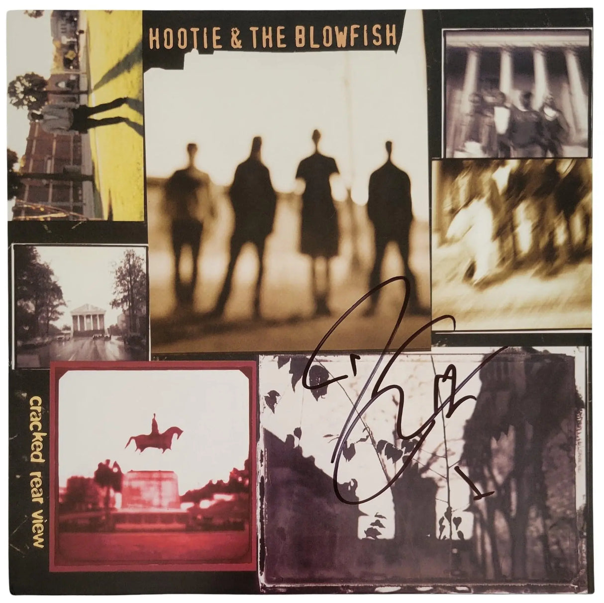 Darius Rucker signed Hootie & the Blowfish Cracked Rear View album COA proof Autographed STAR