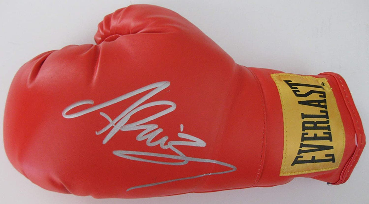 Andy Ruiz Jr Boxing Champion autographed boxing glove exact proof Beckett COA