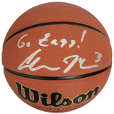 Adam Morrison Gonzaga Bulldogs Signed Basketball COA Exact Proof Autographed
