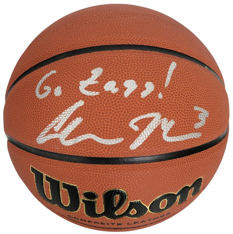Adam Morrison Gonzaga Bulldogs Signed Basketball COA Exact Proof Autographed