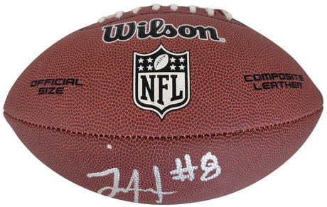 Jaycee Horn Carolina Panthers signed NFL football exact proof COA autographed