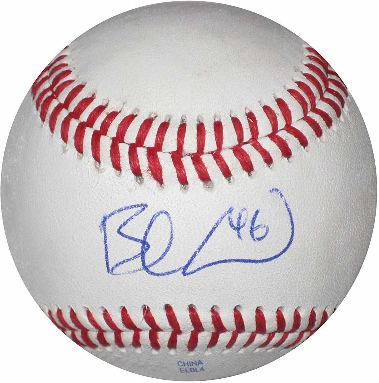 Blake Wood Reds Royals Indians Angeles signed autographed baseball COA proof