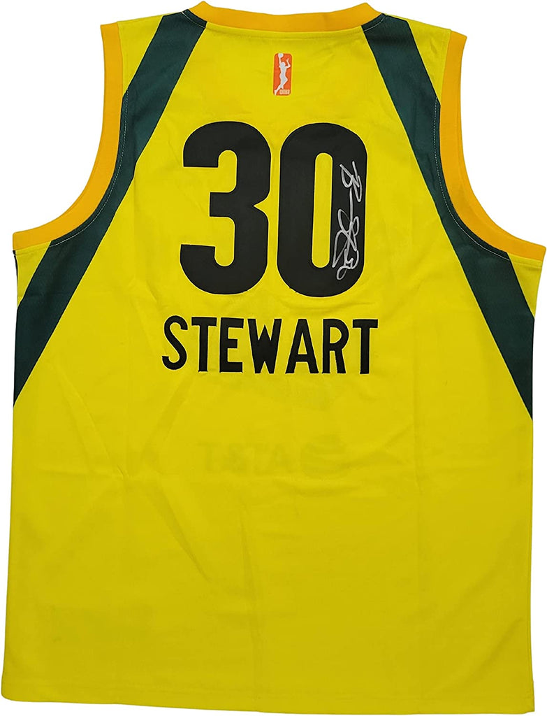 Breanna Stewart signed Seattle Storm WNBA basketball Jersey proof COA autographed.