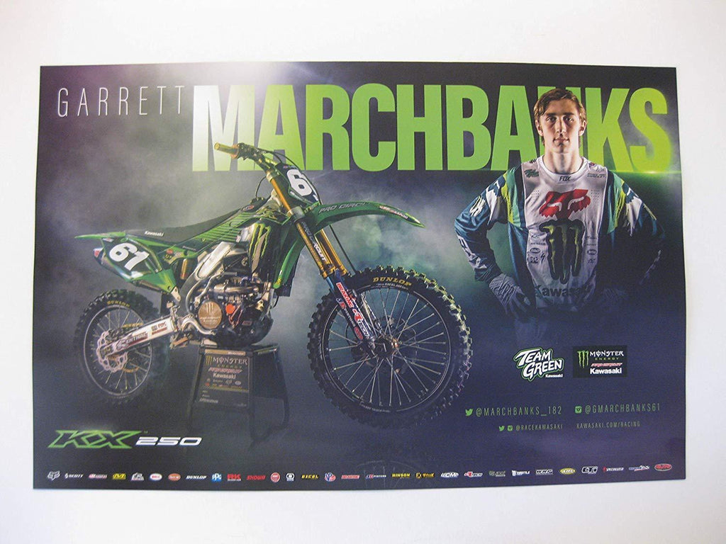 Garrett Marchbanks, supercross, motocross, signed, autographed, 11x17 Poster, COA Will Be Included