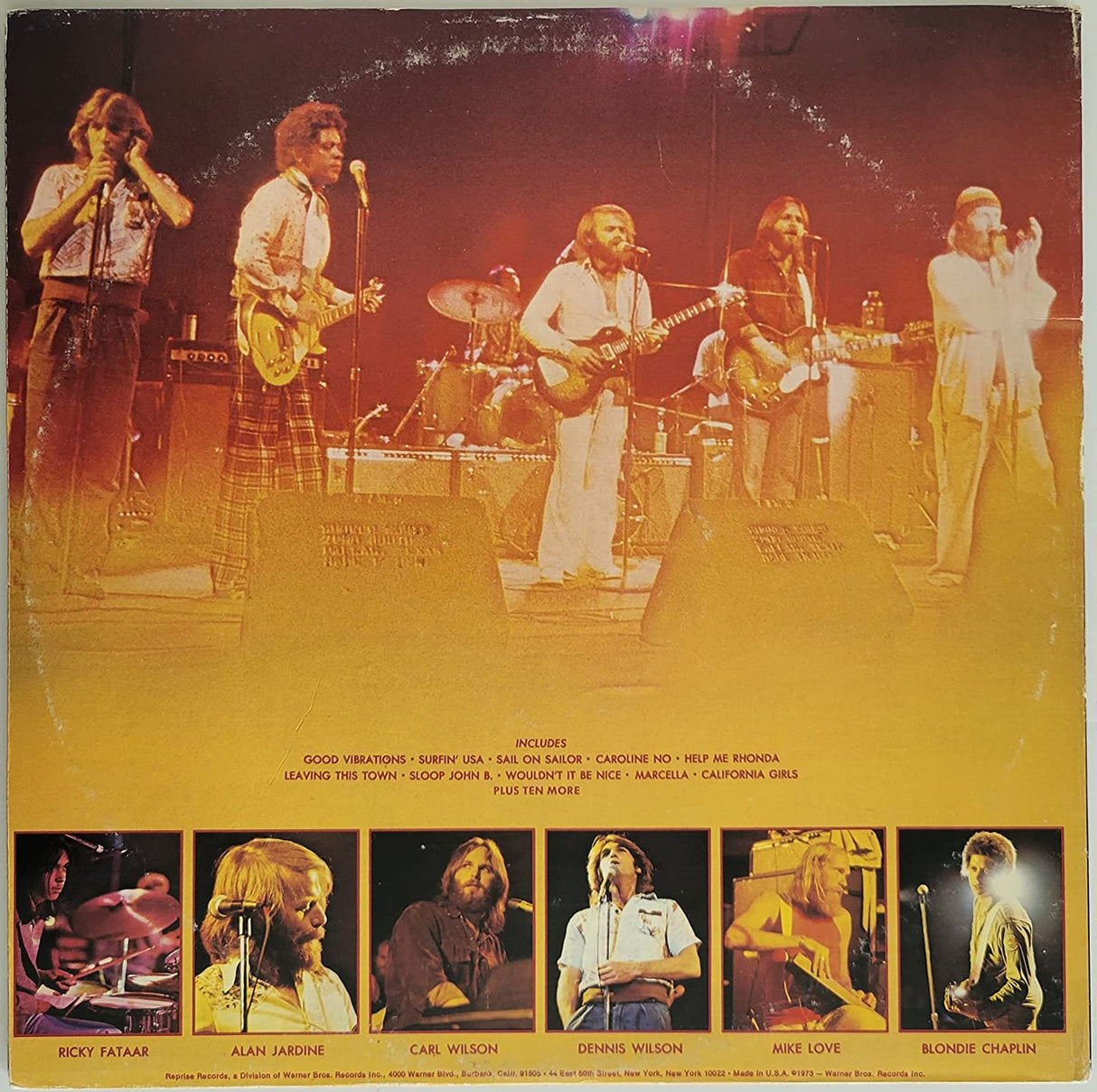 Mike Love Al Jardine signed Beach Boys in Concert album, Vinyl Record COA proof autographed STAR