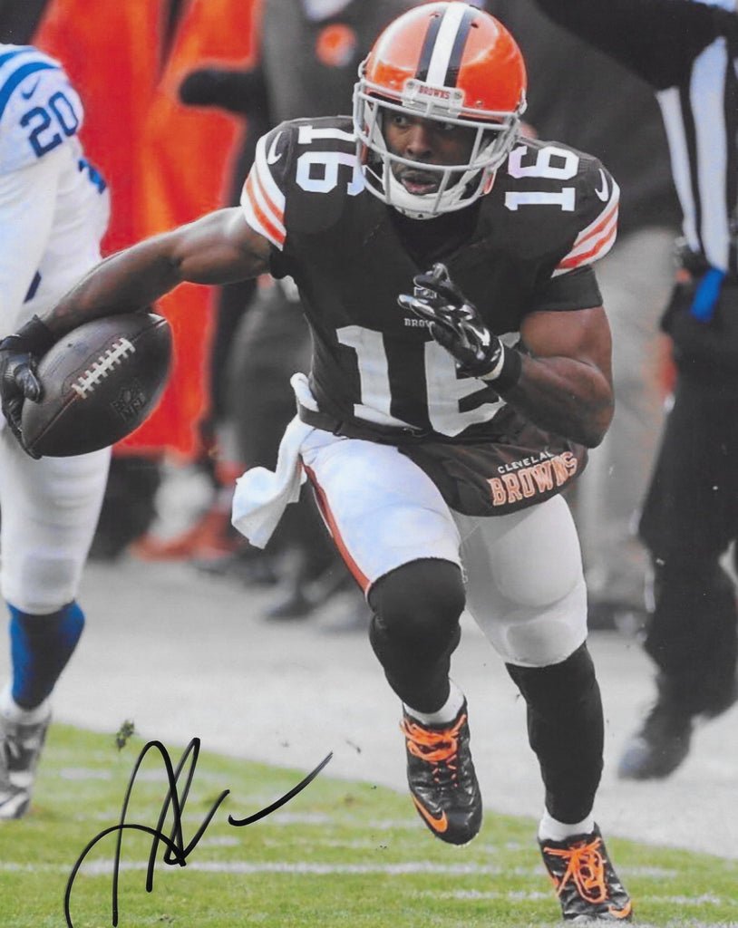 Andrew Hawkins Signed 8x10 Photo COA Proof Cleveland Browns Football Autographed