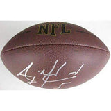 AJ Mccarron Buffalo Bills, Cincinnati Bengals, Alabama, signed, autographed football - COA and proof