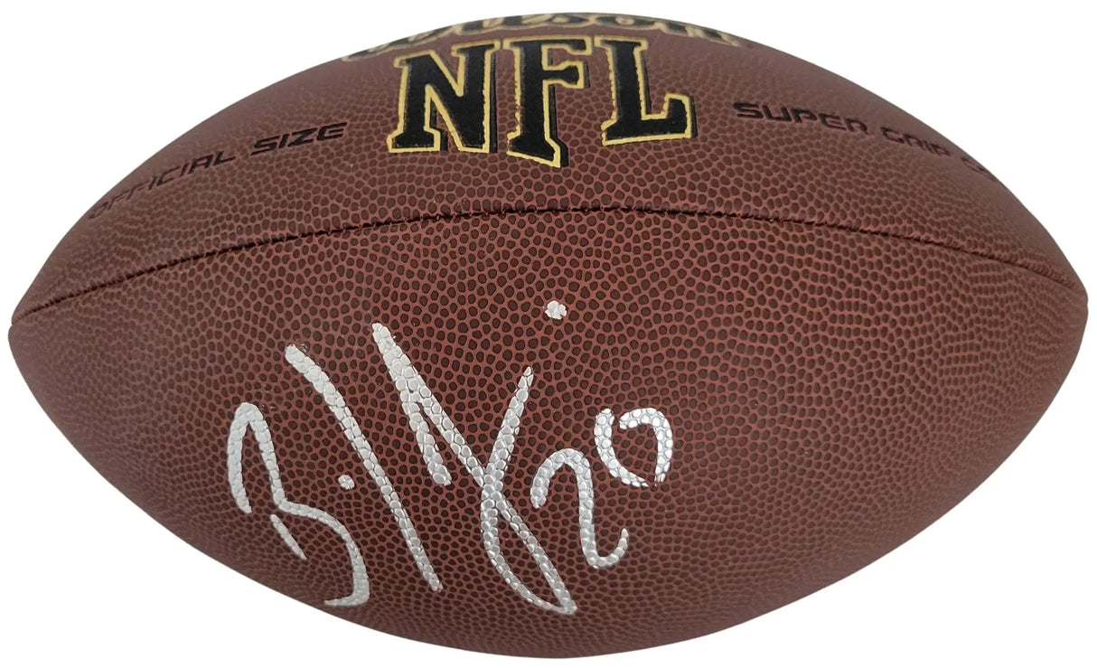 Brian Dawkins Signed Football Proof COA Autographed Philadelphia Eagles Broncos