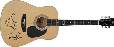 Russell Hitchcock Graham Russell Air Supply signed acoustic guitar COA proof star autograph