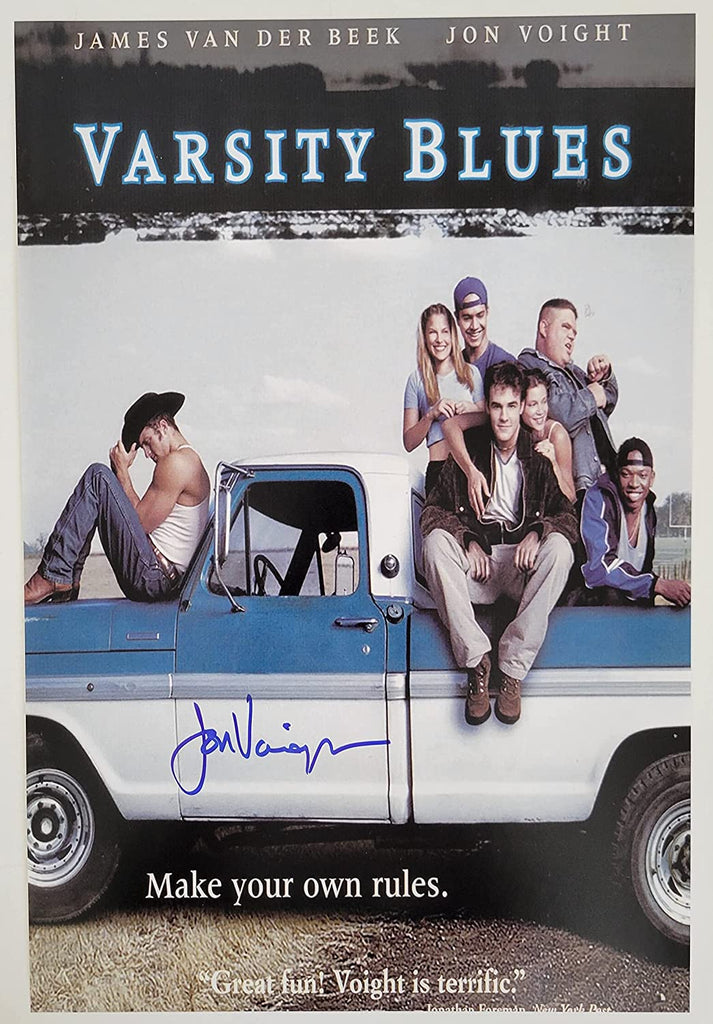 Jon Voight signed Varsity Blues Texas Coyotes 12x18 poster photo COA exact proof STAR