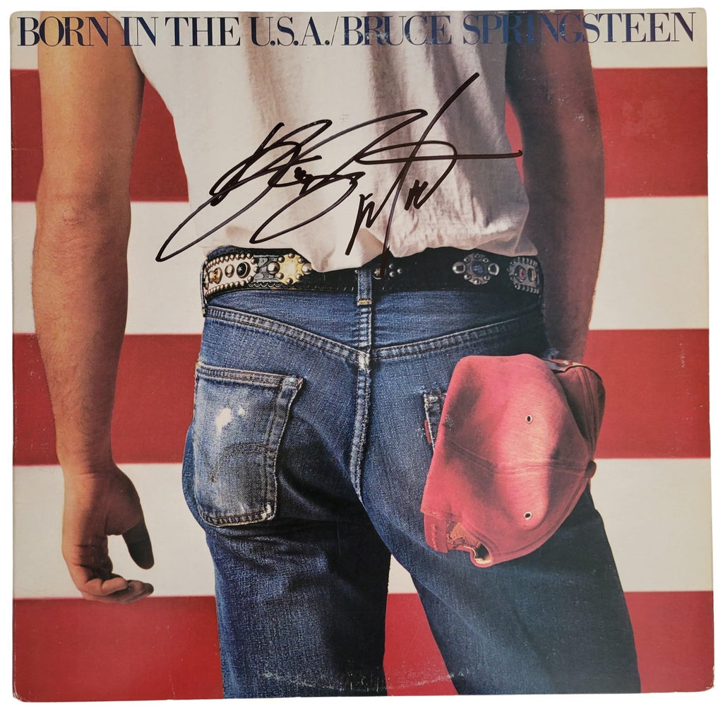 Bruce Springsteen Signed Born In The USA Album COA Proof Autographed Vinyl Record STAR